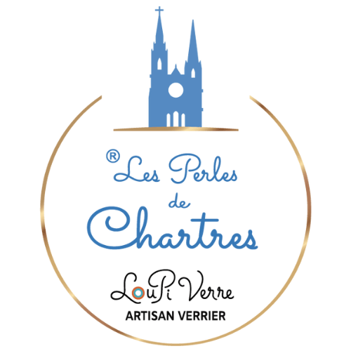 Loupiverre - Logo -LEs perles de Chartres