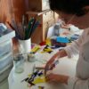 Atelier création boucles d'oreilles en verre Atelier LouPi Verre