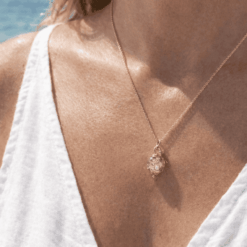 Les Perles du Golfe du Morbihan LouPi Verre Collier Ile d'Arz Bulles Belle Verrière