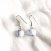 Les Perles du Golfe du Morbihan LouPi Verre Boucles d'oreilles Crépuscule
