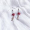 Les Perles du Golfe du Morbihan LouPi Verre Boucles d'oreilles Josephine