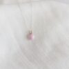 Collier perle rose licorne Les Perles du Golfe du Morbihan