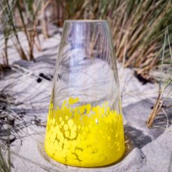 Atelier LouPi Verre Vase Hoedic Jaune