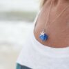 Les Perles de Chartres LouPi Verre Collier Ile d'Arz Bulles Belle Verrière