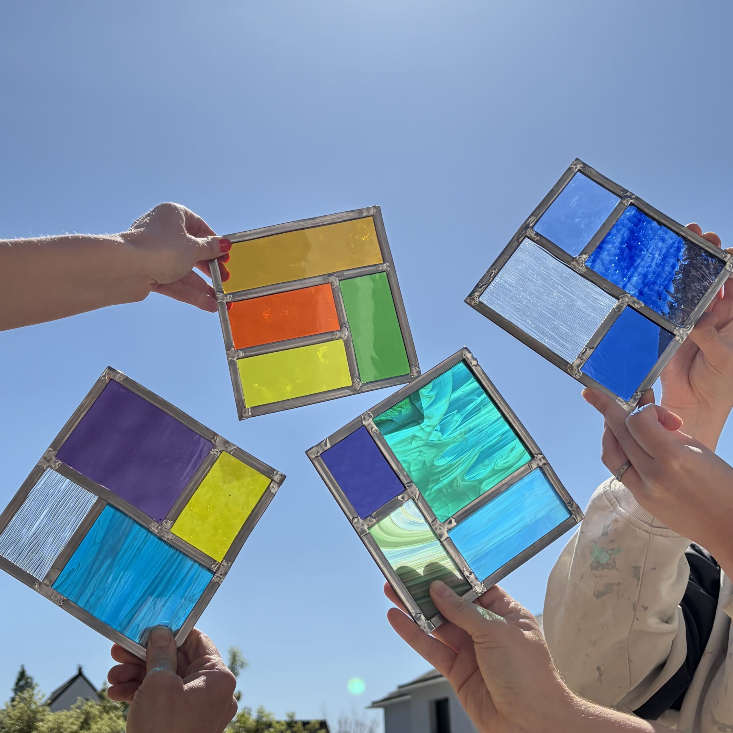 initiation vitrail au plomb atelier LouPi Verre