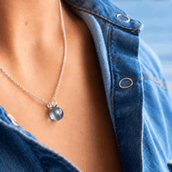 Collier perle Bleu des ports