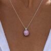 Collier Etincelles rose